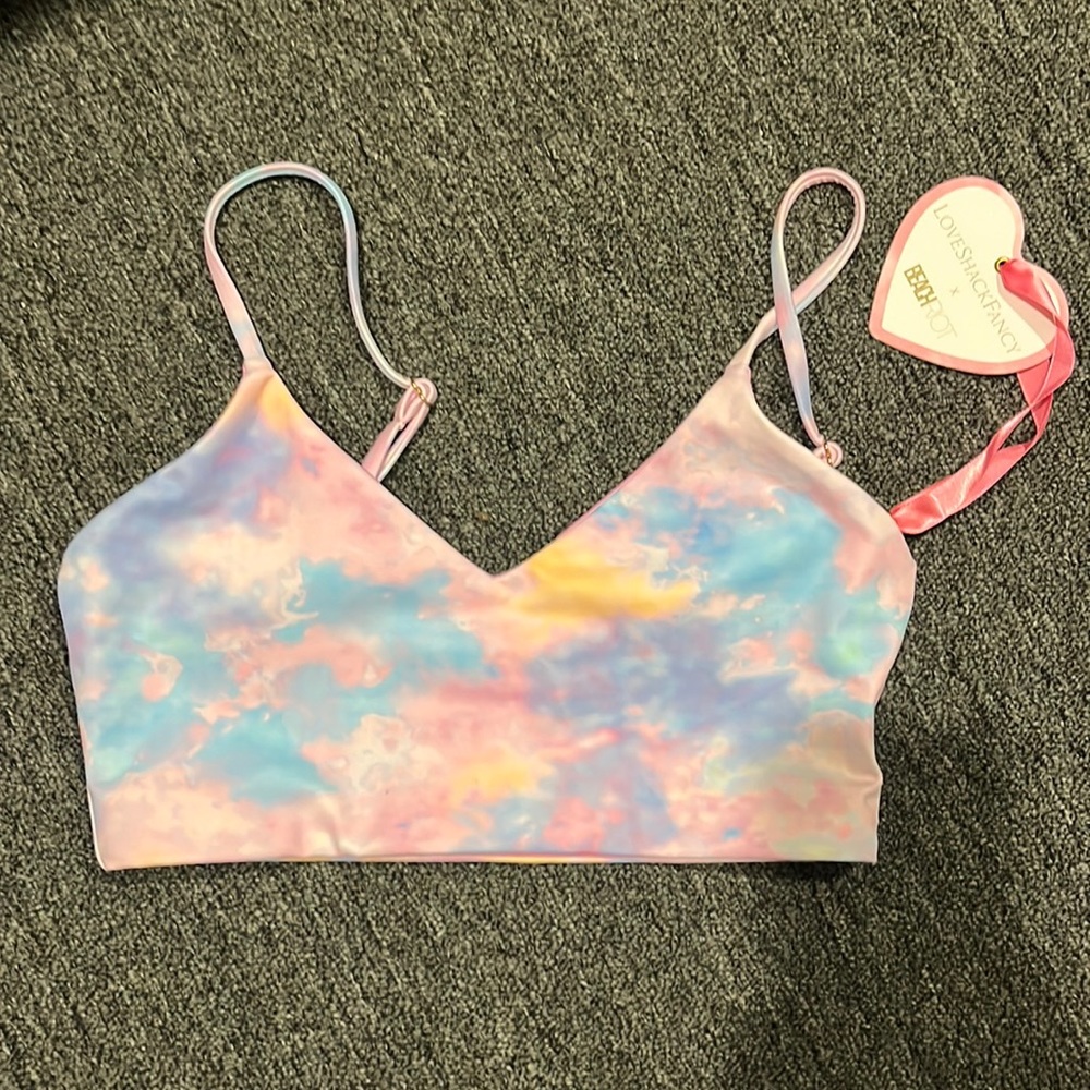 LoveShackFancy x BeachRiot Activewear Top